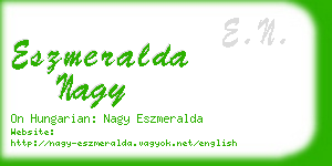 eszmeralda nagy business card